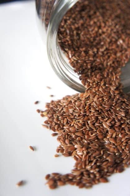 Flax seeds.