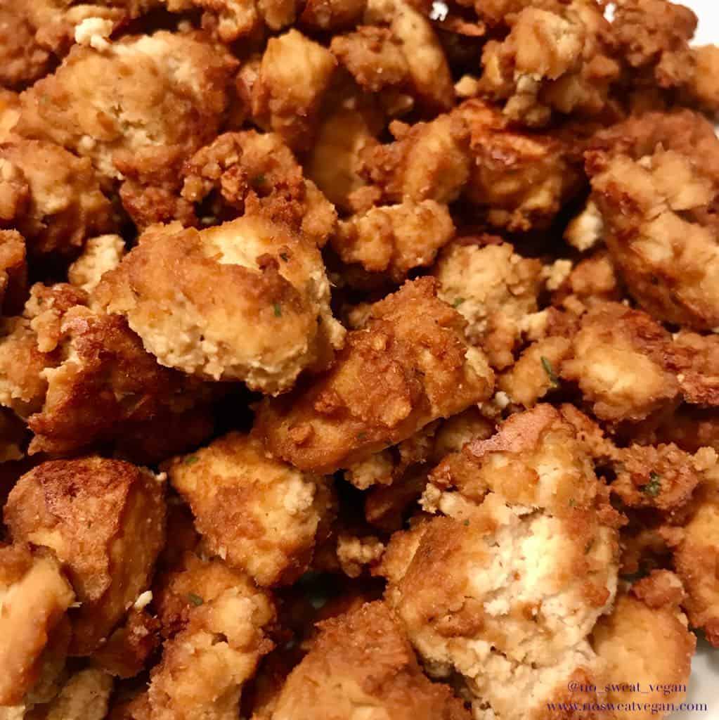 Best baked tofu nuggets.