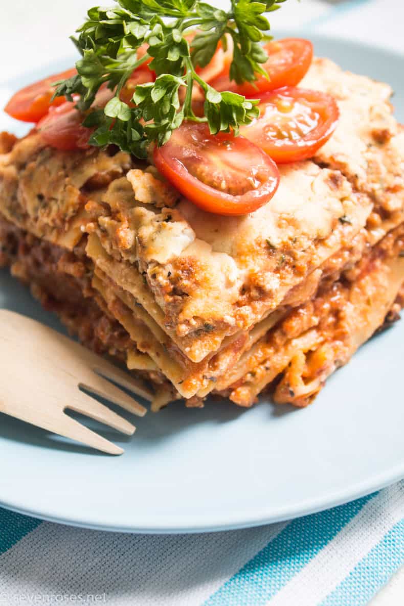 Vegan lasagna.