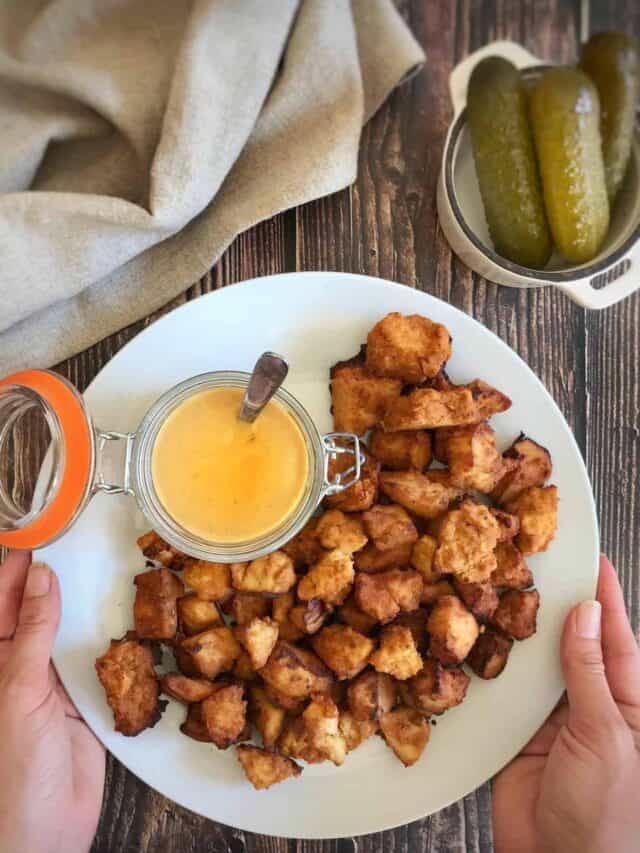 Vegan Chick-Fil-A Style Tofu Nuggets