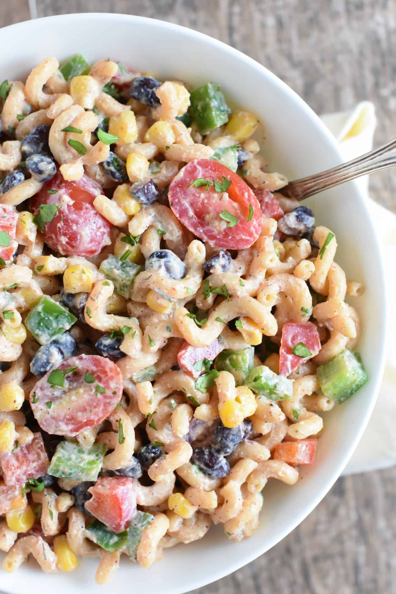 Southwest lentil salad.