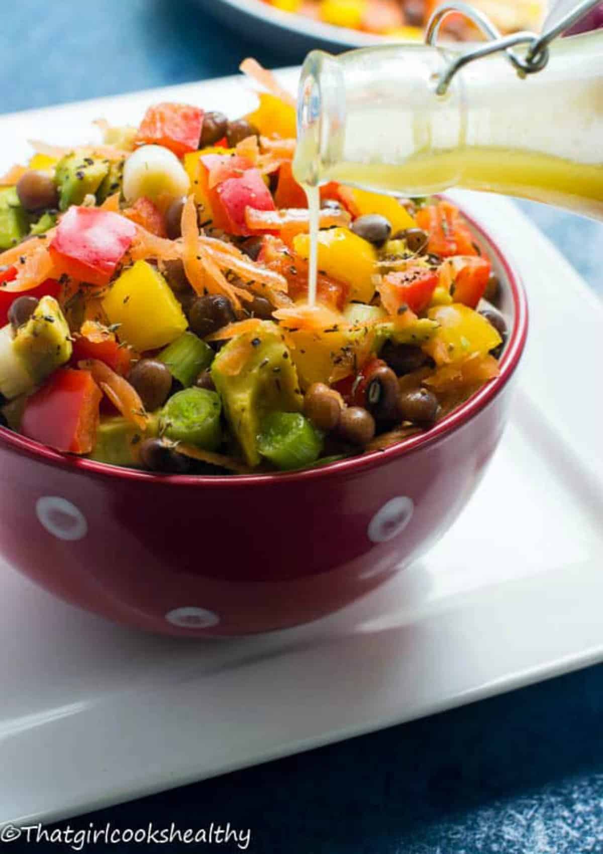 Vegan Carribean salad.