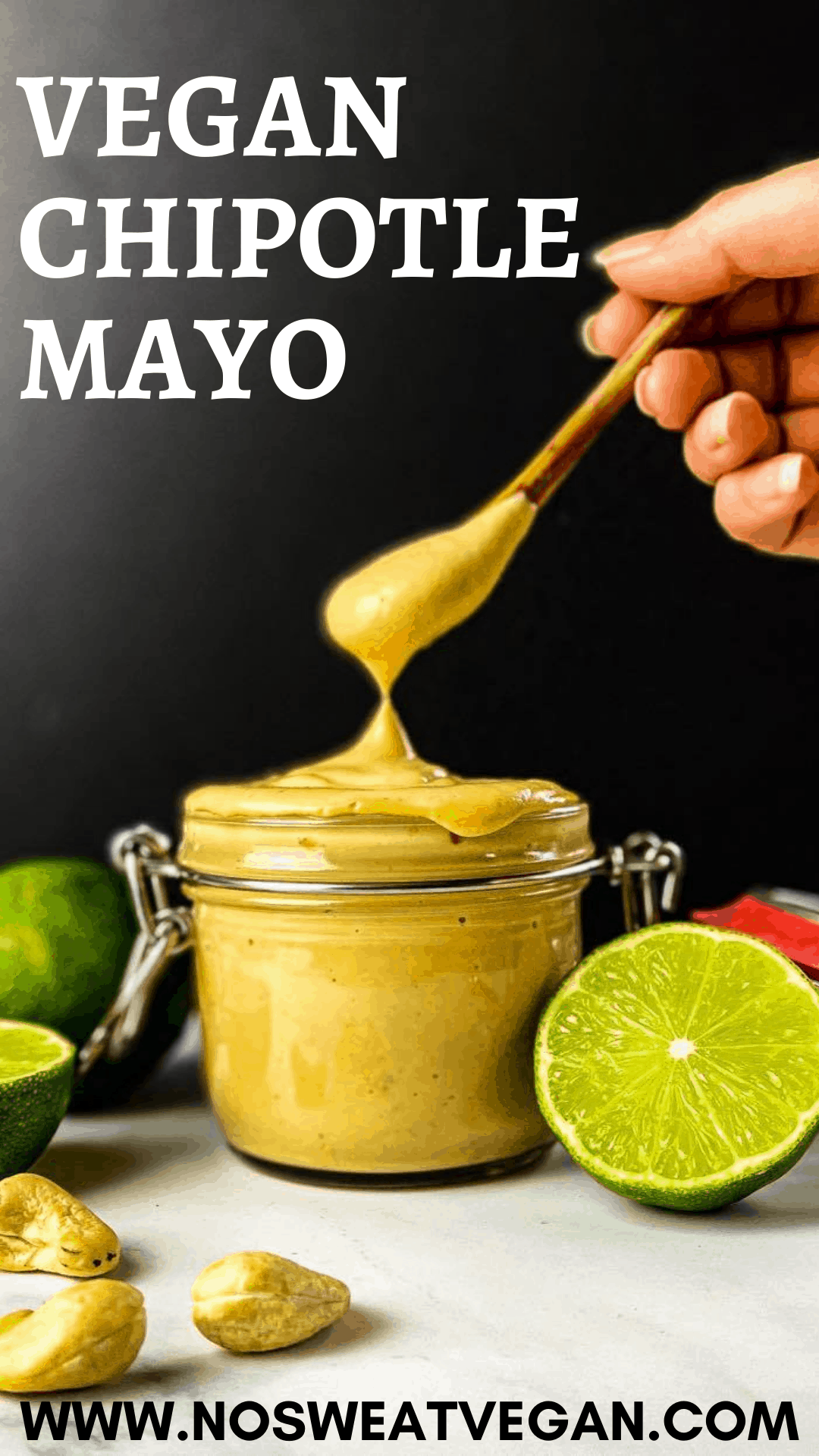 Vegan Chipotle Mayo (SoyFree & GlutenFree) No Sweat Vegan