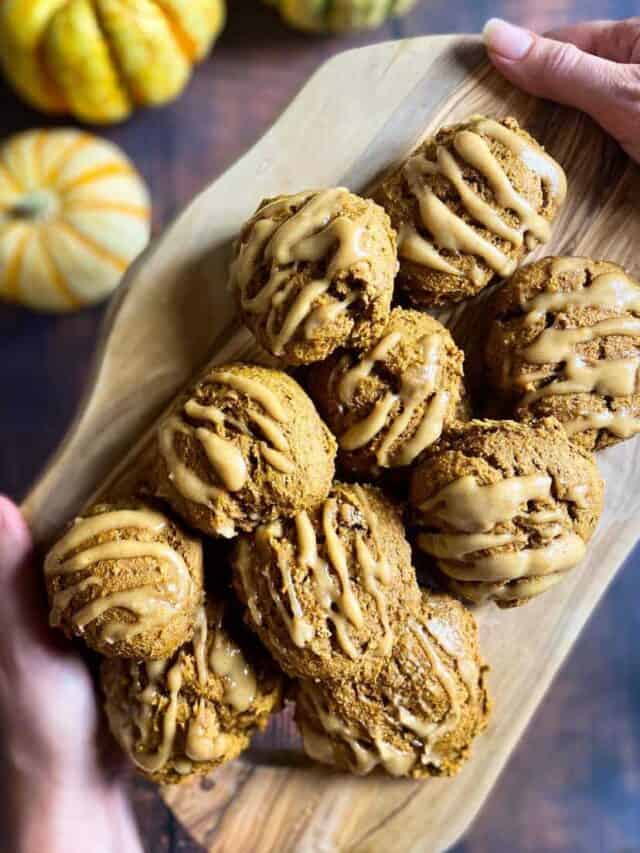 Healthy Pumpkin Cookies (vegan + oil-free)