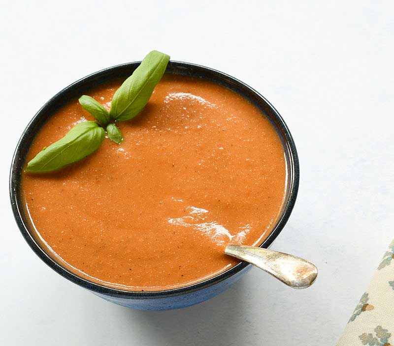 Vegan tomato soup.