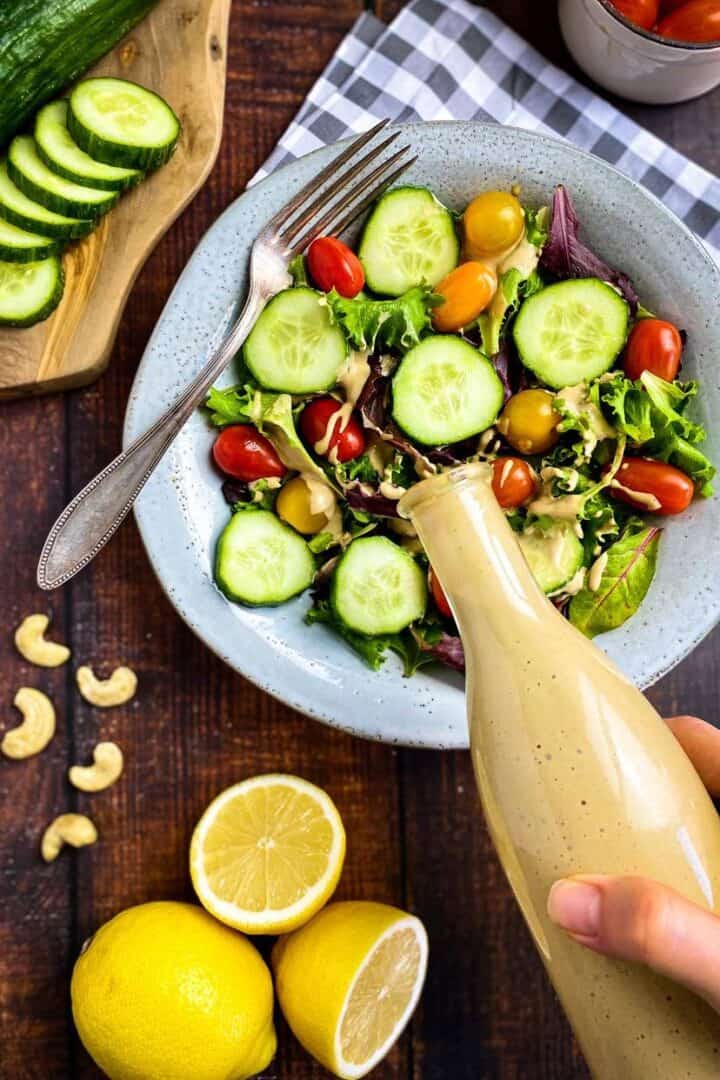 Creamy Balsamic Dressing (Vegan & OilFree) No Sweat Vegan