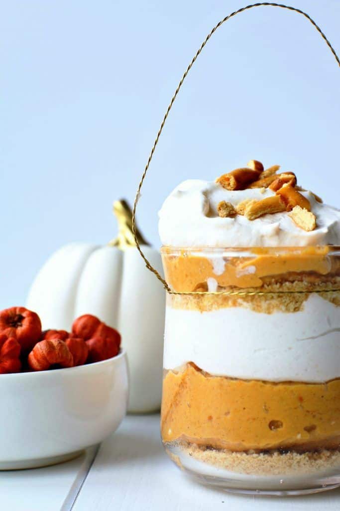 No bake pumpkin cheesecake.