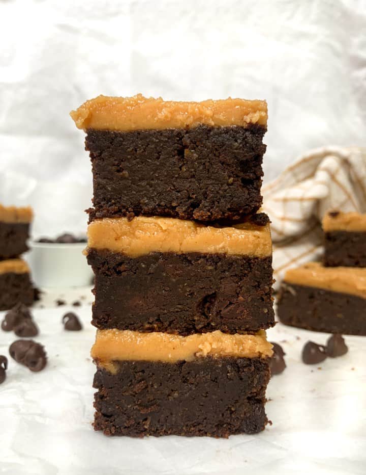 Vegan pumpkin brownies.