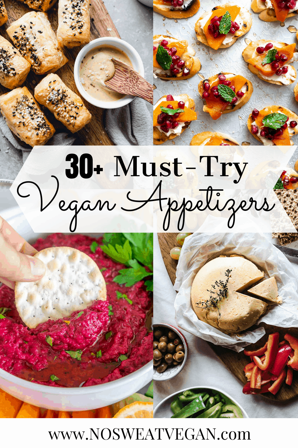 30+ Must-Try Vegan Appetizers! – No Sweat Vegan