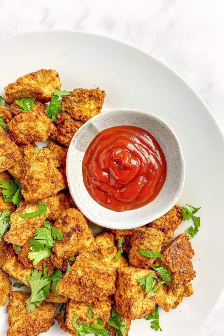 Air Fryer Tofu Nuggets (Vegan & OilFree) No Sweat Vegan