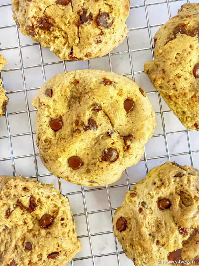 Vegan Chocolate Chip Cookies (Healthy + Oil-Free) – No Sweat Vegan