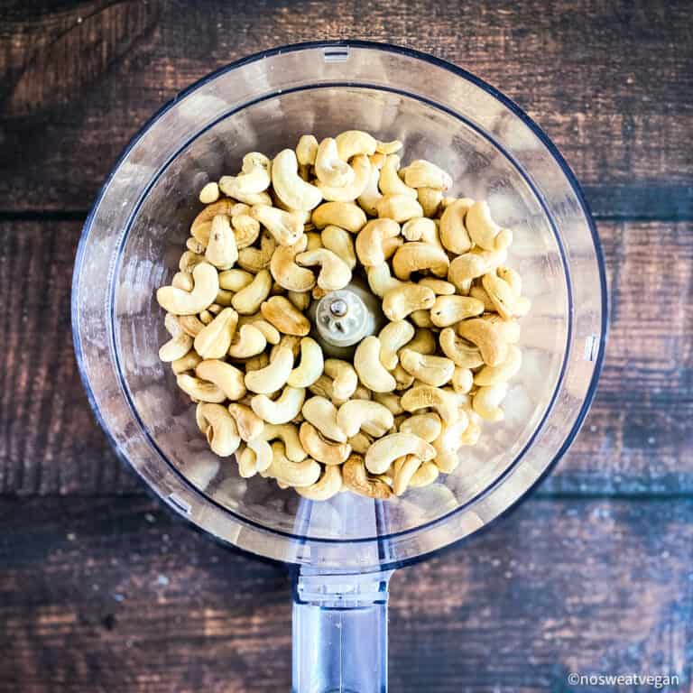 Cashew Butter (Easy + Homemade) No Sweat Vegan