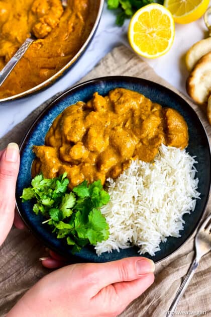 Vegan Butter Chicken with Tandoori Tofu – No Sweat Vegan