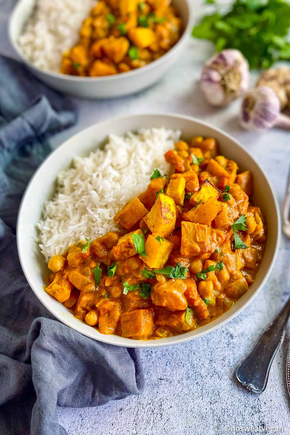 Butternut squash curry.