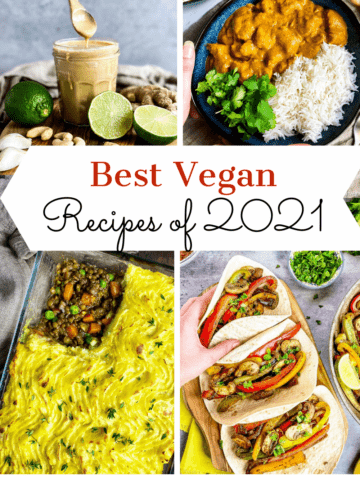 Best vegan recipes of 2021