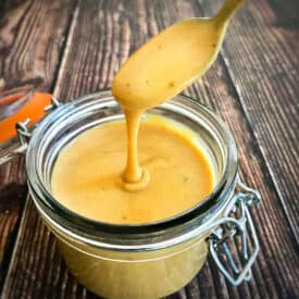 Vegan honey mustard recipe.