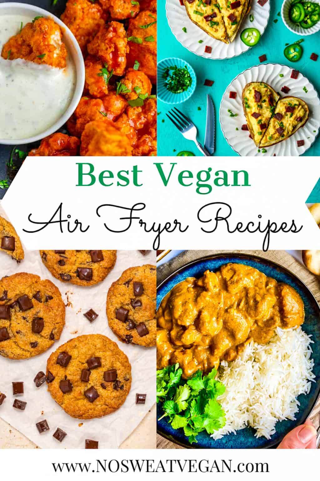 Vegan Air Fryer Recipes No Sweat Vegan