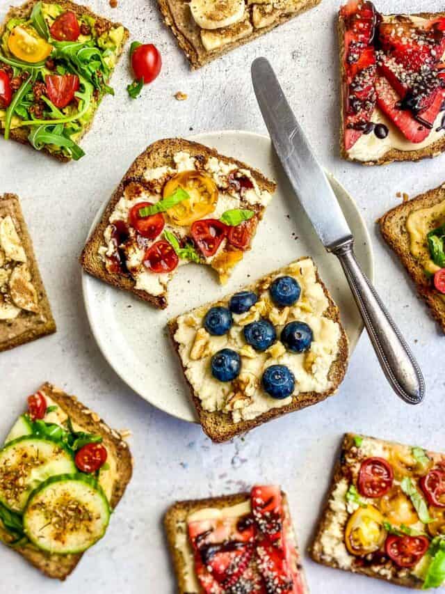 VEGAN TOAST TOPPINGS (SWEET & SAVORY) – No Sweat Vegan