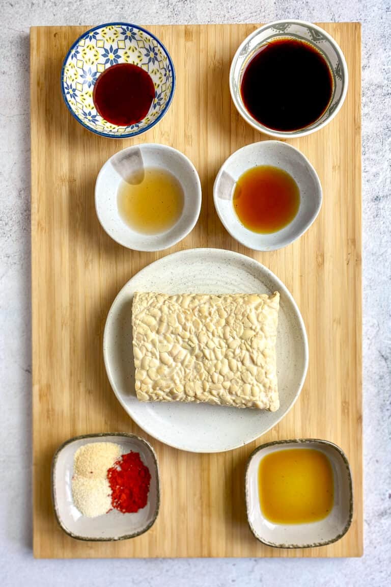 Air Fryer Tempeh Bacon No Sweat Vegan