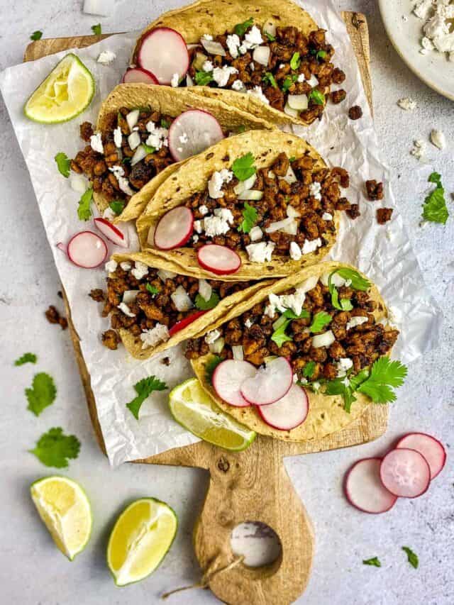 Vegan Carne Asada Tacos