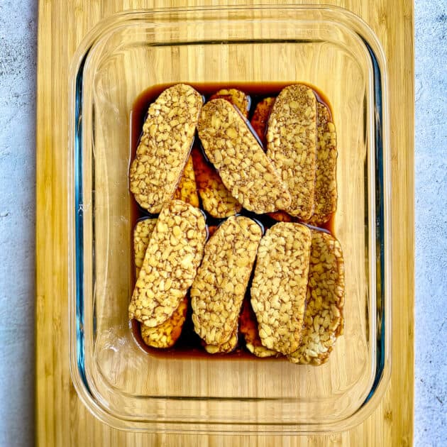 Air Fryer Tempeh Bacon No Sweat Vegan