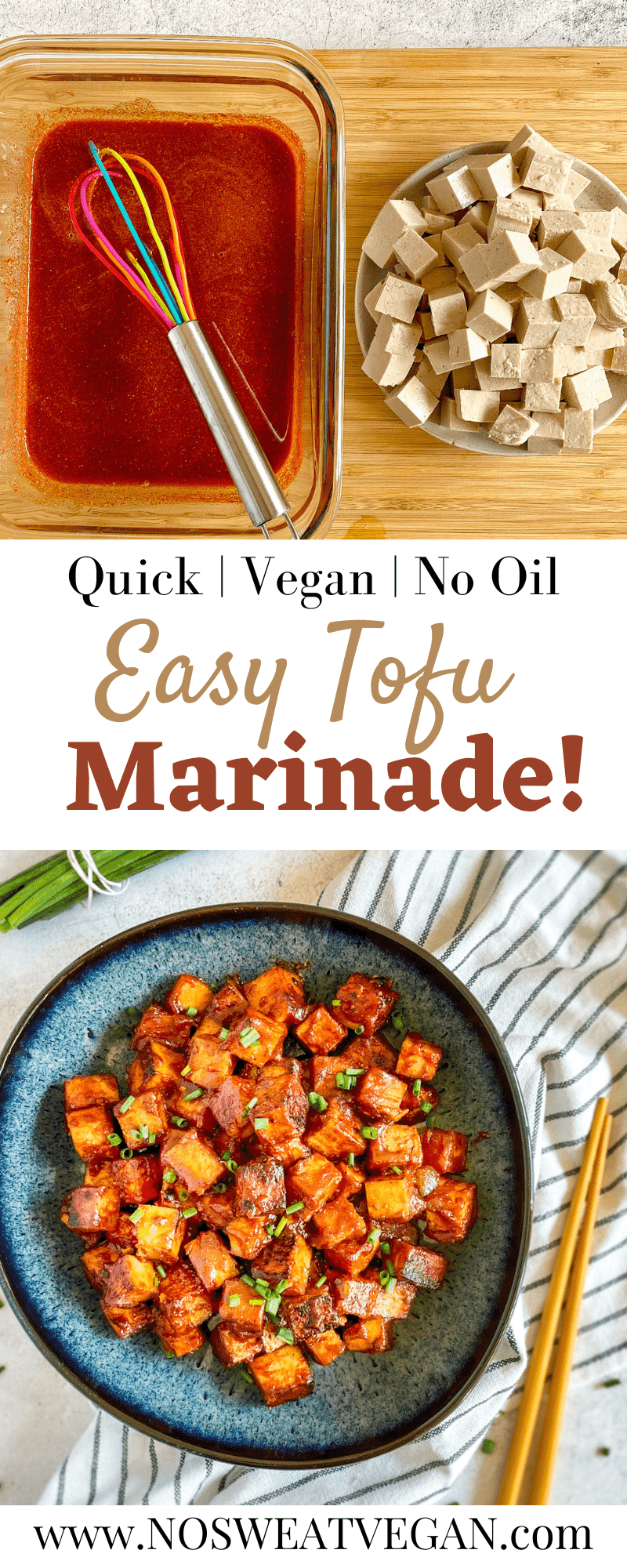 Tofu Marinade (Easy & Oil-Free) – No Sweat Vegan