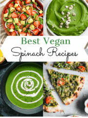 Vegan spinach recipes.