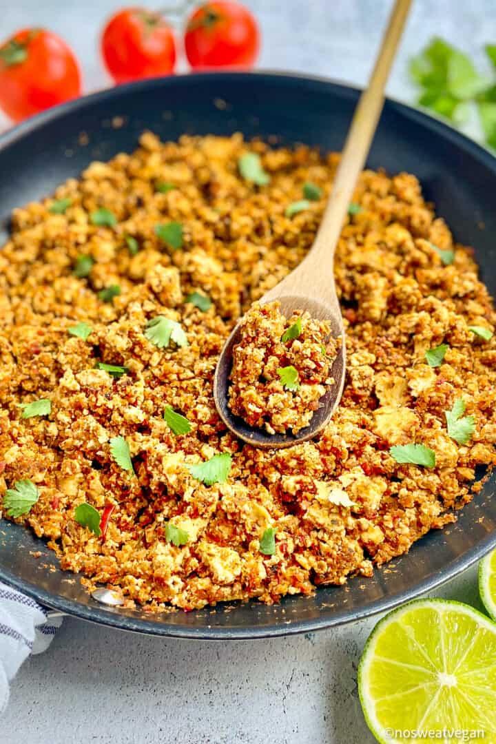 Sofritas (Chipotle Inspired!) No Sweat Vegan