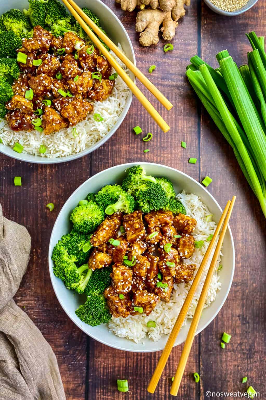 Teriyaki Tofu (Vegan & Oilfree!) No Sweat Vegan