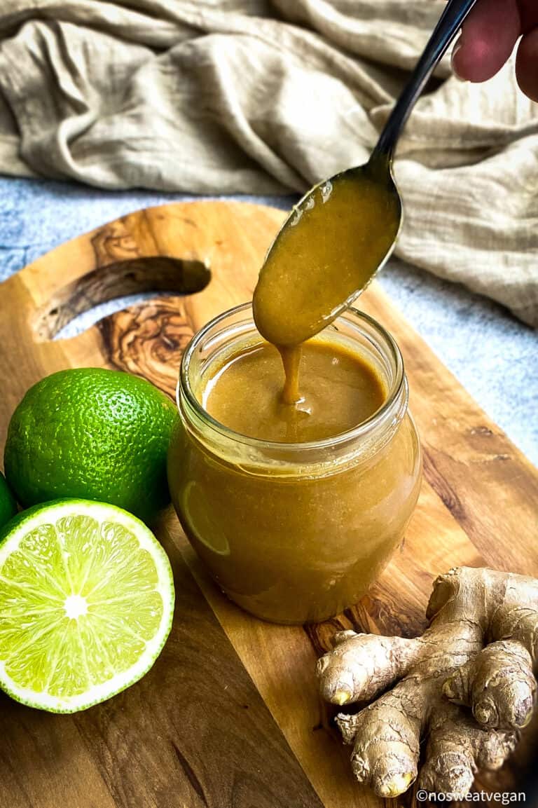 Tahini Ginger Dressing (Vegan + Oilfree) No Sweat Vegan