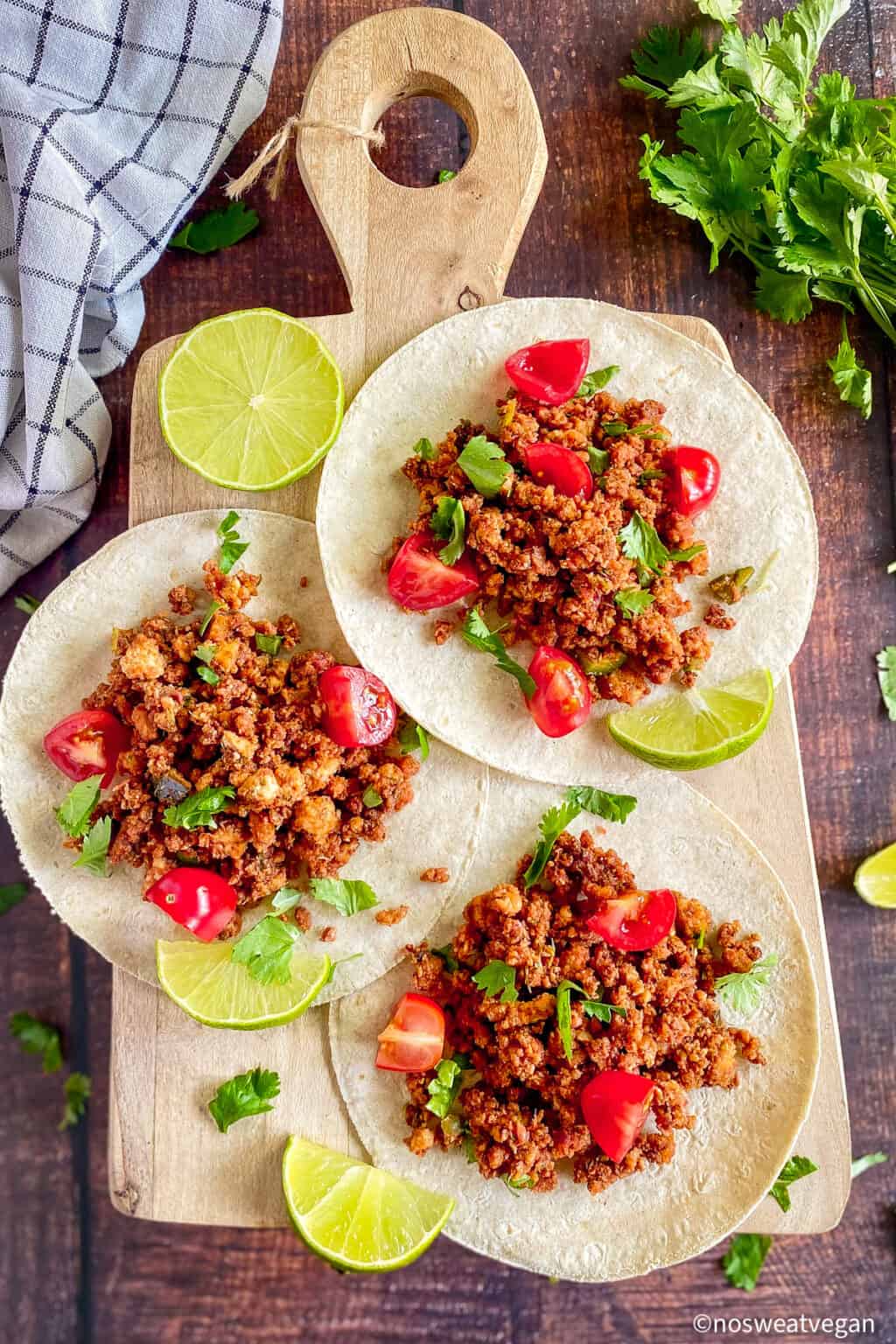 Tofu Taco Meat (Vegan + Oil-Free) – No Sweat Vegan
