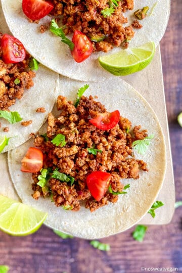 Tofu Taco Meat (Vegan + Oil-Free) – No Sweat Vegan