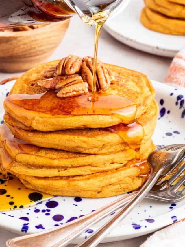 Easy Sweet Potato Pancakes (Vegan)