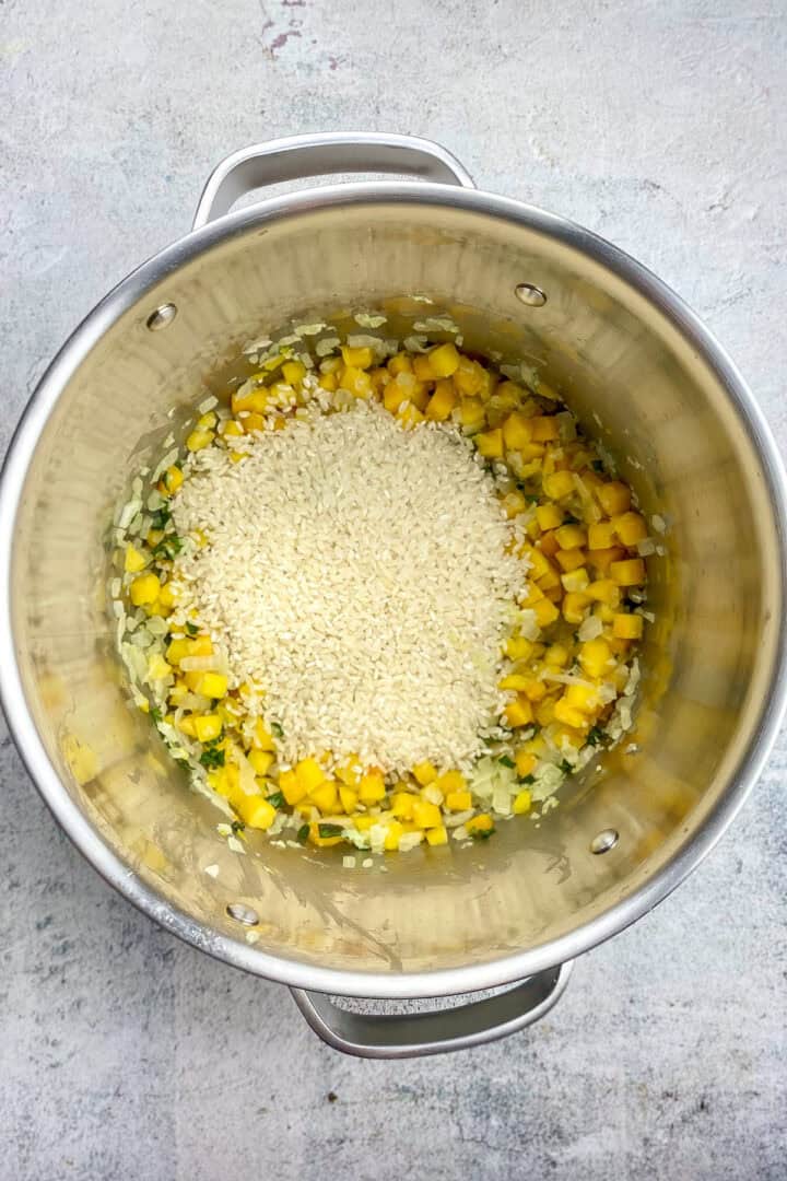 Vegan Pumpkin Risotto With Sage No Sweat Vegan